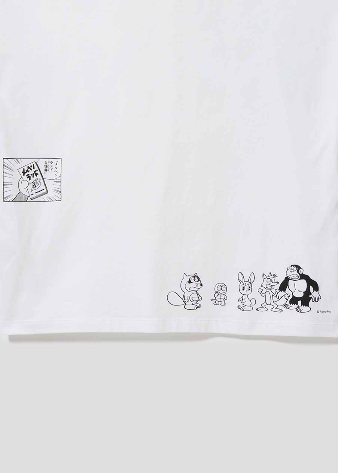 【约2周到货】graniph x doraemon 白色短袖T恤 (全家福) unisex