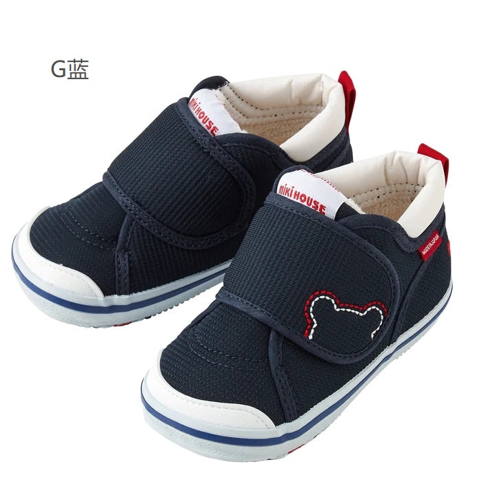MIKI HOUSE 二段 学步鞋 10-9374-387 G 红色/深蓝