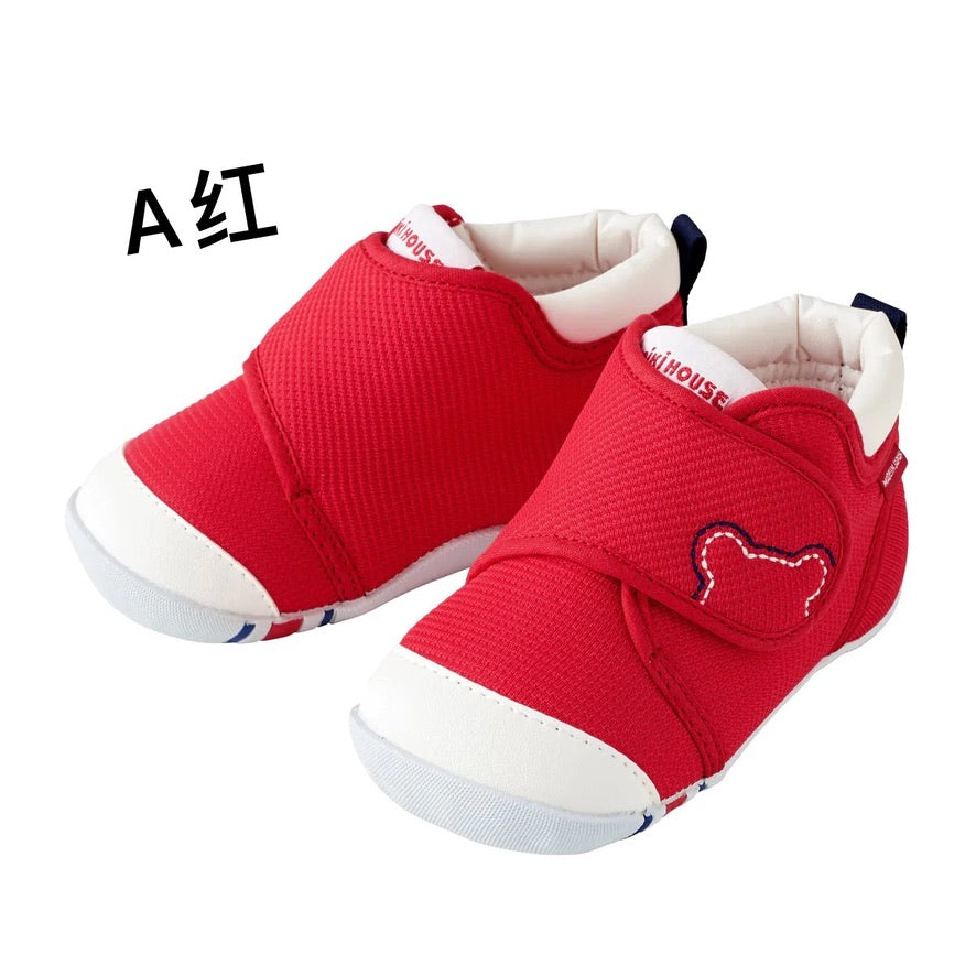 MIKI HOUSE 一段 学步鞋 10-9372-381  A 12-13 cm 红/蓝 两色可选