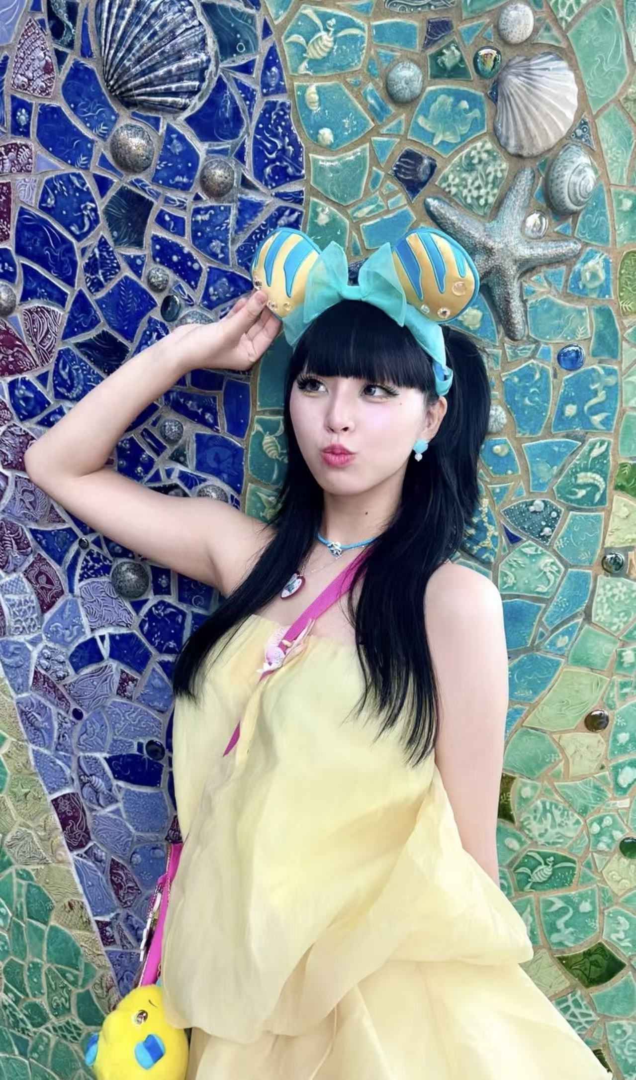 东迪  发箍  小美人鱼-比目鱼