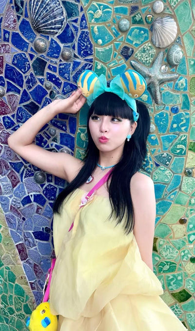 东迪  发箍  小美人鱼-比目鱼