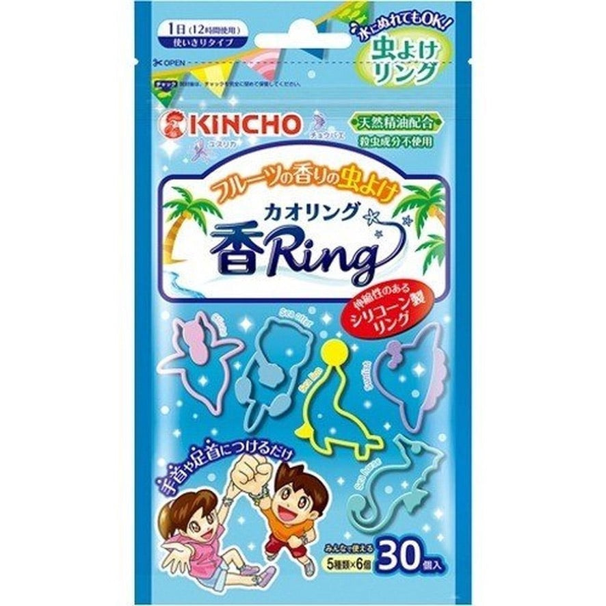 KINCHO金鸟 天然成分驱虫环 手环 30枚入（小）/5枚入（大）