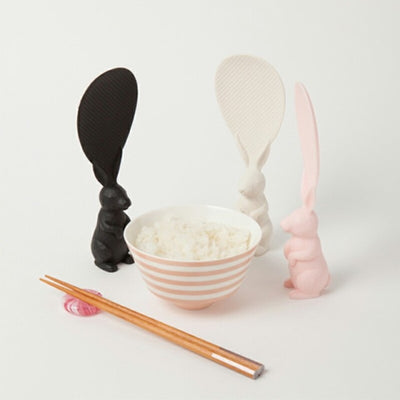 Franc Franc 兔兔饭勺 白色/粉色/黑色