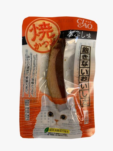 Ciao 猫咪零食 烧鲣鱼柳 原味高汤 5只装