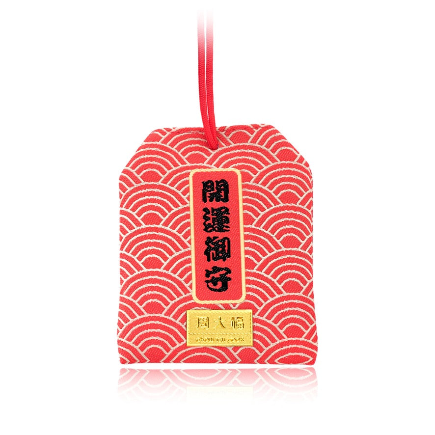 日本周大福 999黄金御守 开运御守