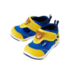 MIKI HOUSE 学步鞋 12.5 cm 蓝黄双色 12-9302-973 熊