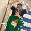 USJ大阪环球影城 绿色snoopy 套头毛衣 M
