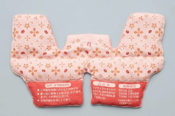 桐灰 红豆肩颈加热贴 微波炉加热 可重复使用250次
